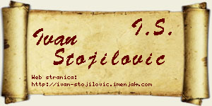 Ivan Stojilović vizit kartica